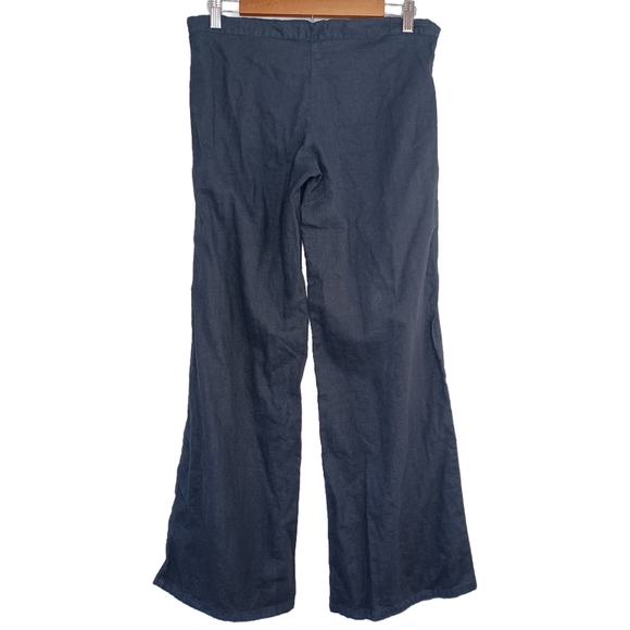 Tysa Designs Linen Blend Lagenlook Wide Leg Pants - Picture 2 of 13